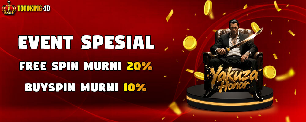 Event FREESPIN MURNI 20% & BUY FREESPIN 10%