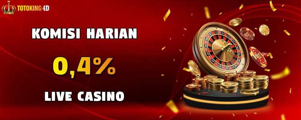 Komisi Harian Live Kartu 0,4%