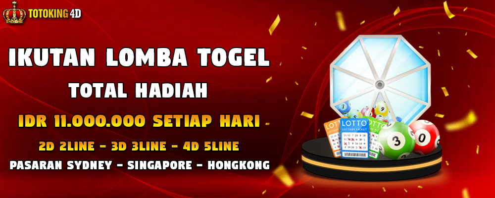 LOMBA TOGEL 2D 2LINE, 3D 2LINE & 4D 5LINE SDY SGP